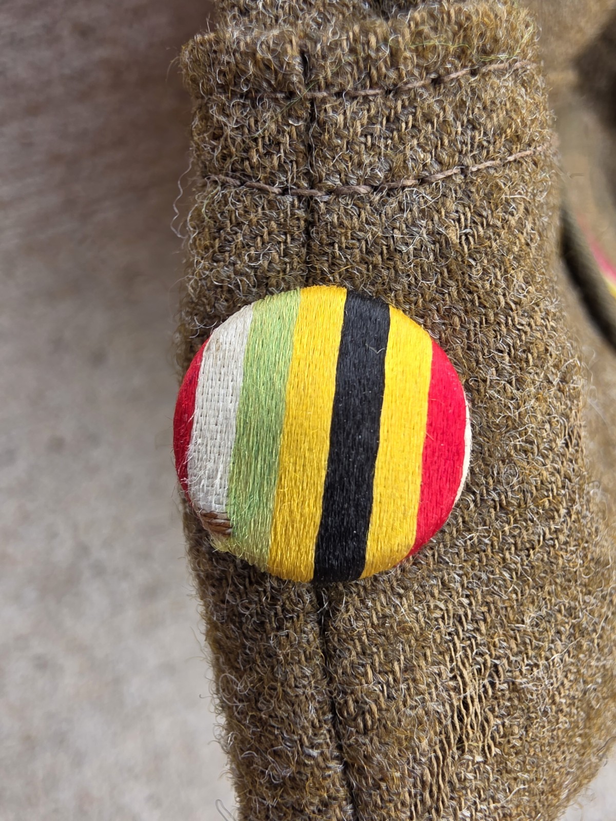 WWI Enlisted Overseas Hat OD Linen