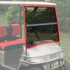 For EZGO TXT 1994-2013 2014 Golf Cart Folding Windshield Tinted Windscreen