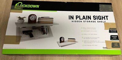 Lockdown In-Plain-Sight  Shelf - White