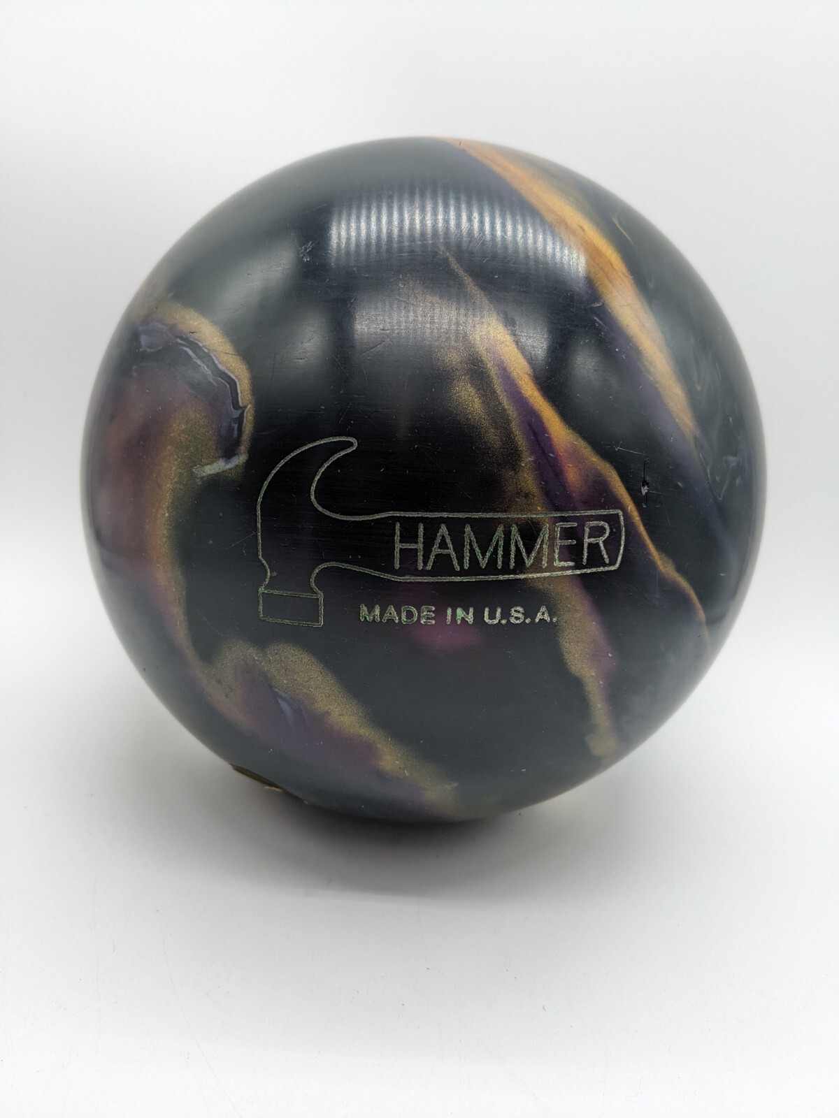 Hammer The Sauce Bowling Ball 15lb Used Made in USA Multicolor Crack eBay