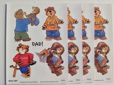 4 Suzy's Zoo sticker sheets: Dad 90039