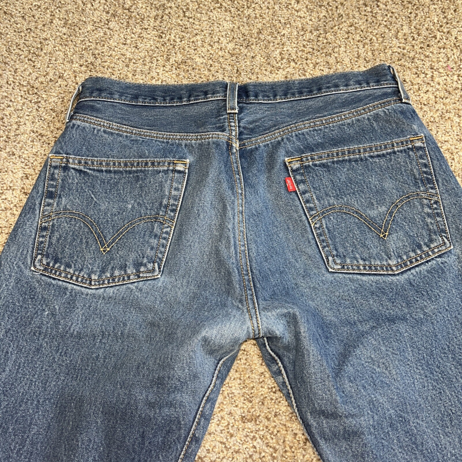 Levis Mens 501XX Straight Jean Tag-Size 34x34 (Actual Measured Size 33x30.5) - View 11