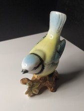 Blue Tit  Vintage Ceramic  Figure by Foreign