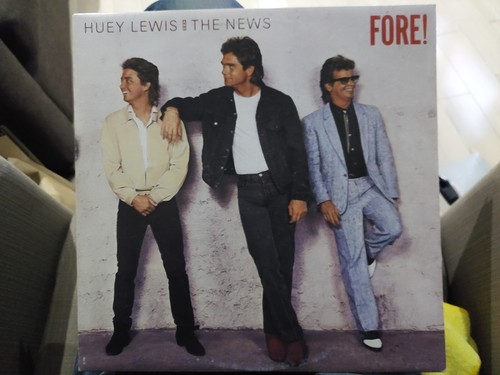 Huey Lewis And The News Fore ! LP VINYLE CHRYSALIS CHS41534 COLUMBIA HOUSE NEUF COMME NEUF