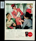 1947 Coca-Cola Soda Drink Get-Together Club Women Coke Vintage Print Ad 30549
