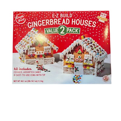 Gingerbread Houses Cookie Kit Value 2 Pack Holiday Gift Idea