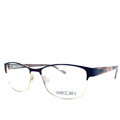 Marccain Eyeglasses Mod. 82032 BG Black Gold Rectangular Frames 54[]15 135 mm