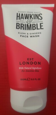 Hawkins & Brimble Face Wash w/Elemi & Ginseng 5 oz. 150ml New Fast Shipping