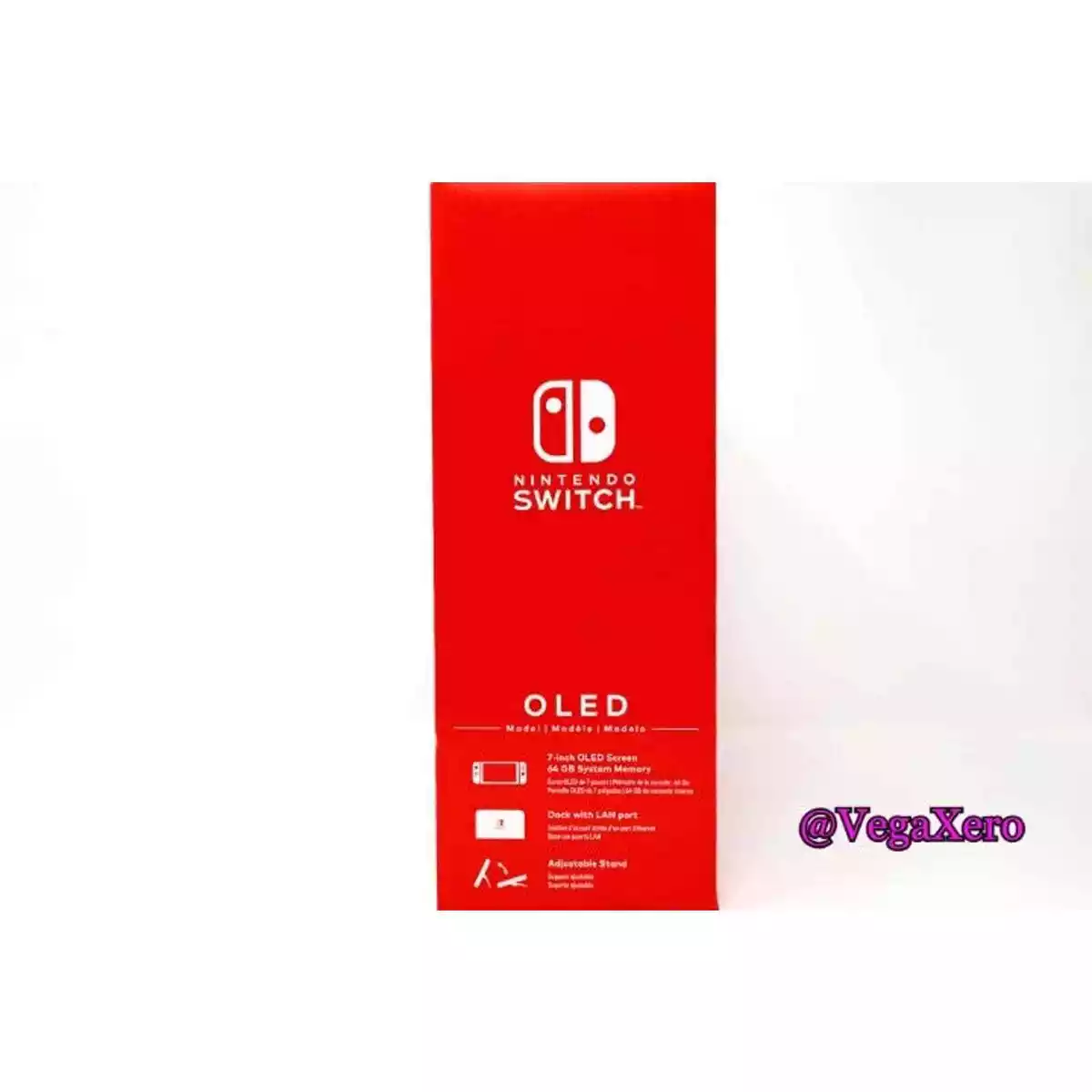  Nintendo Switch – OLED Model w/ Neon Red & Neon Blue Joy-Con :  Video Games