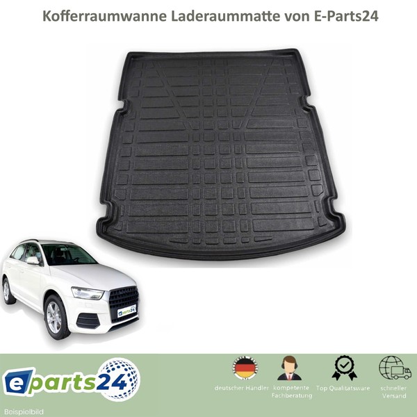 Kofferraumwanne Kofferraummatte Gummi Laderaumwanne FüR Audi Q3 Typ 8U 2011-2018-image