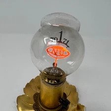 Vintage Aerolux Light Bulb NU 70-71 Football Lamp Golden Leaf Base Video!