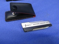 Vintage Iowa Electric Supply Company Black Angus Pocket Knife  Fort Dodge, IA