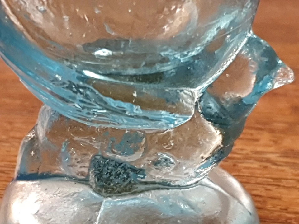 Eierbecher Antik aus Glas Geformt - Bild 3 von 4