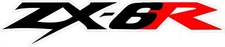 #2597 (1) 8.25" Kawasaki Racing zx6r zx6 Logo Decal Sticker LAMINATED 