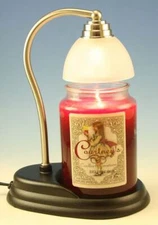 Aurora Pewter Candle Warmer and Courtneys 26 oz Candle - MYSTIC PATCHOULI