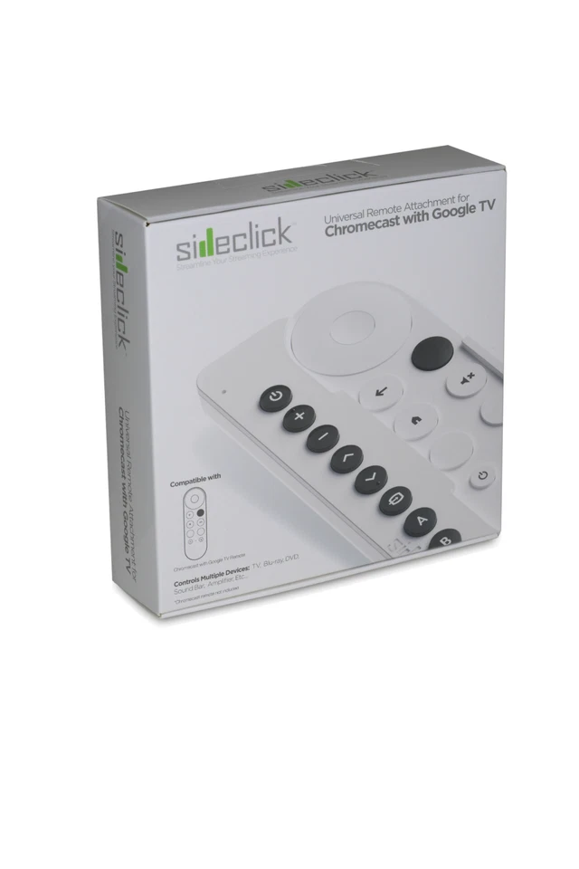 SIDECLICK for CHROMECAST w/ GOOGLE TV  PLUS Generic Replacement G9N9N Remote - Image 2 of 4