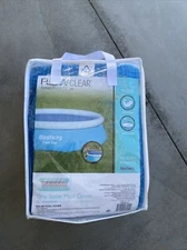  Bestway 10 Foot Round Above Ground Swimming Pool Solar Heat Cover Fits Intex