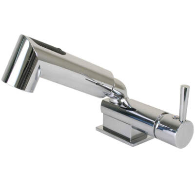 Scandvik Minimalistic Compact Single Level Mixer - Faucet Shower Combo - Chrome