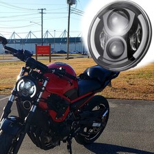 Faro LED de 7"" haz de lámpara IP67 DRL señal de giro redondo para YAMAHA FZ6R FZ-07 FZ8
