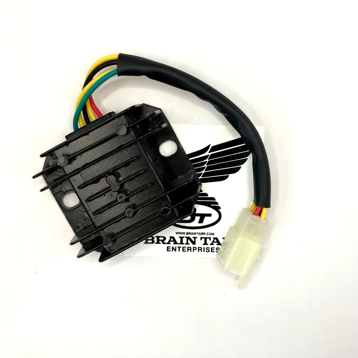 Voltage Regulator 6V/12V 4 Pin AVR Car Stabiliser Universal Motorcycle Voltage Stabiliser Motorcycle Regulator Power Rectifier ATV Scooter Motorcycle Rectifier (Color : Y
