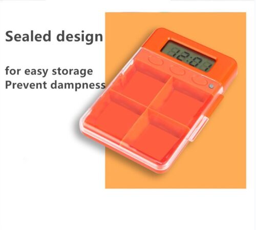 Mini Portable Intelligent Pill Reminder Drug Alarm Timer Box Organizer Medicine - Picture 8 of 12