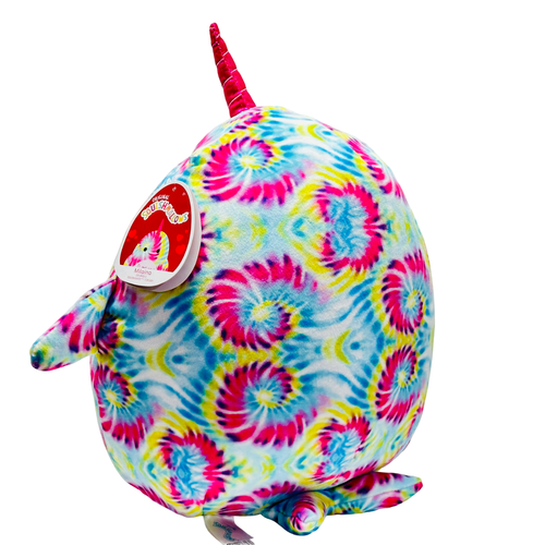 NEU 12 Zoll Squishmallows MILAINA Regenbogen NARWAL Batik Plüsch SELTEN 2021 Valentinstag - Bild 10 von 23