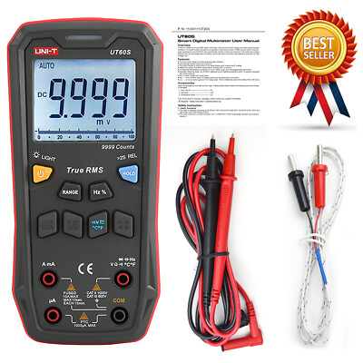UNI-T UT60S Digital Multimeter T-RMSD With Analog Bar Multimeter NCV Tester  KD