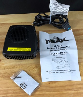 Peak 12V Car Window Heater/Defroster Quickly Defrosts Window Helps Heat PKC0J5
