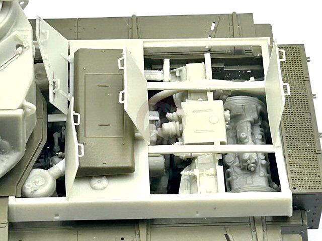 Resicast 1/35 Engine & Rear Deck A34 Comet British Cruiser Resicast 1/35 Engine & Rear Deck A34 Comet British Cruiser