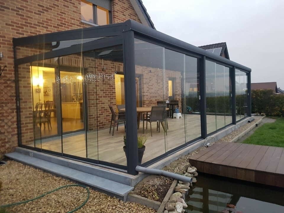 Glass Enclosed Room Glass Room / Garden Room With Glass Roof - Glass Enclosed Garden Rooms