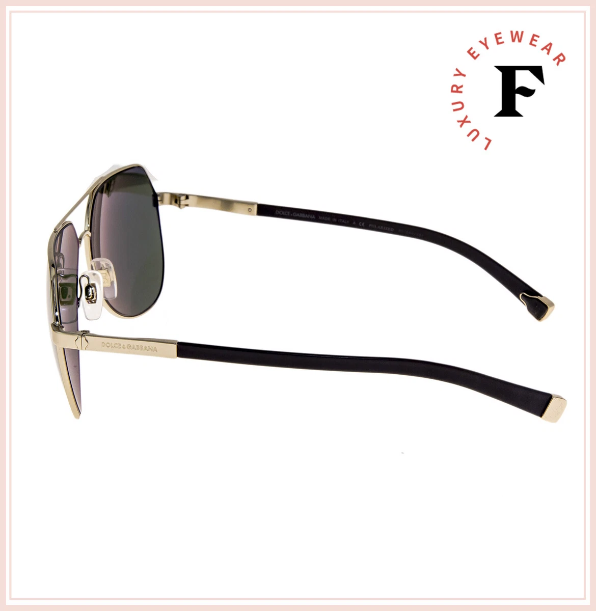 Dolce and gabbana sales 18k gold sunglasses