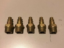 5pcs Foster 44-4 3/8 Industrial Pneumatic Air Quick Connect Coupler Plug 1/2 MPT