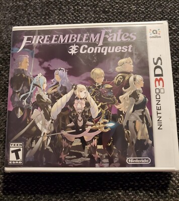 Brand New Sealed Fire Emblem Fates: Conquest (Nintendo 3DS, 2016) Complete CIB