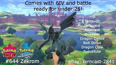 Other  6IV Shiny Zekrom - Game Items - Gameflip