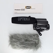 Opteka VM-100 Shotgun Mic 3.5mm for DSLR Camcorder w/ Shock Mount