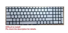 Original US Silver Backlit Keyboard for HP Pavilion 15-eh1000