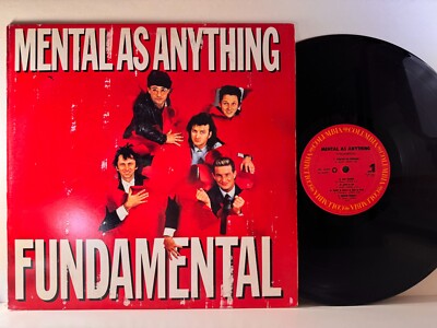 Synth Pop LP MENTAL AS ANYTHING Fundamental Columbia 1st Press 1986 EX-NM