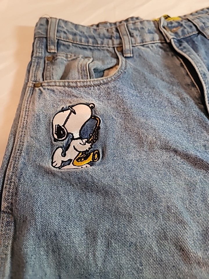 Butter Goods X Snoopy Baggy Jeans Size 30 eBay