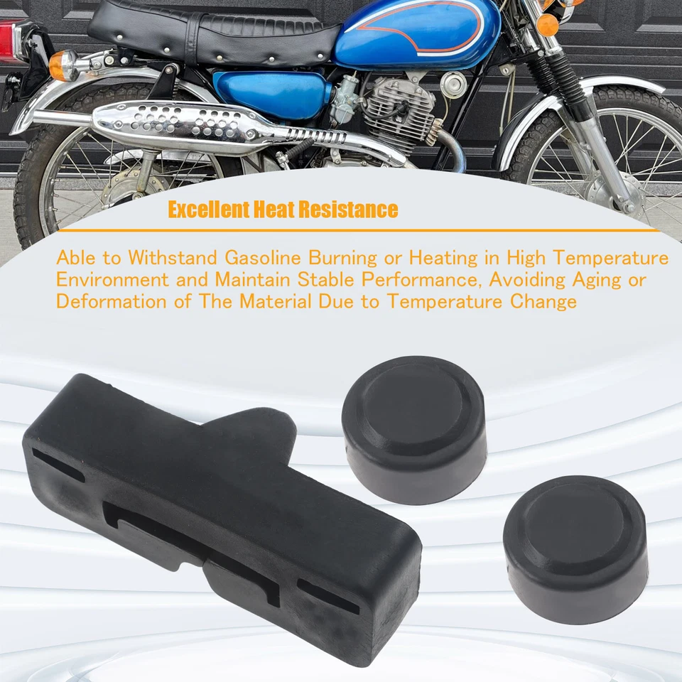 1 juego de soporte de goma trasero para tanque de combustible de gasolina apto para Honda CL100S SL70 1971-1973 Foto 3 de 4