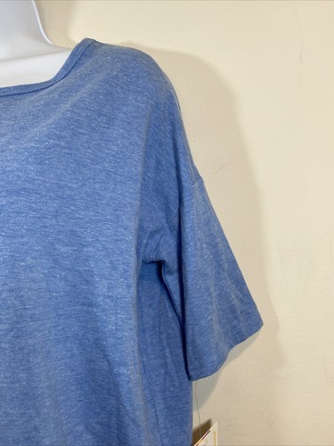 LuLaRoe Irma Top Loose High Low Tunic Mid Sleeves Women's XXS - Picture 4 of 8