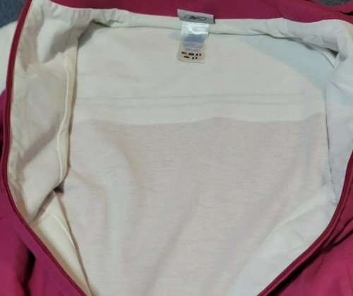 Reebok Pink And White Jacket Womans Small - Picture 5 of 8