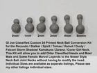 GI Joe Classified 3d Print Tomax Neck Ball Conversion Please Read Description!
