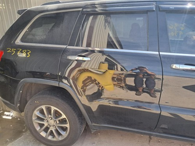 #ad 2014 Jeep Grand Cherokee Passenger Rear Door Shell Used 4DR SUV Black PW CLR $339.86