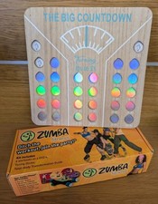 ZUMBA Fitness Toning Kit Sticks & DVD Workouts & Wooden Weightloss Calendar 