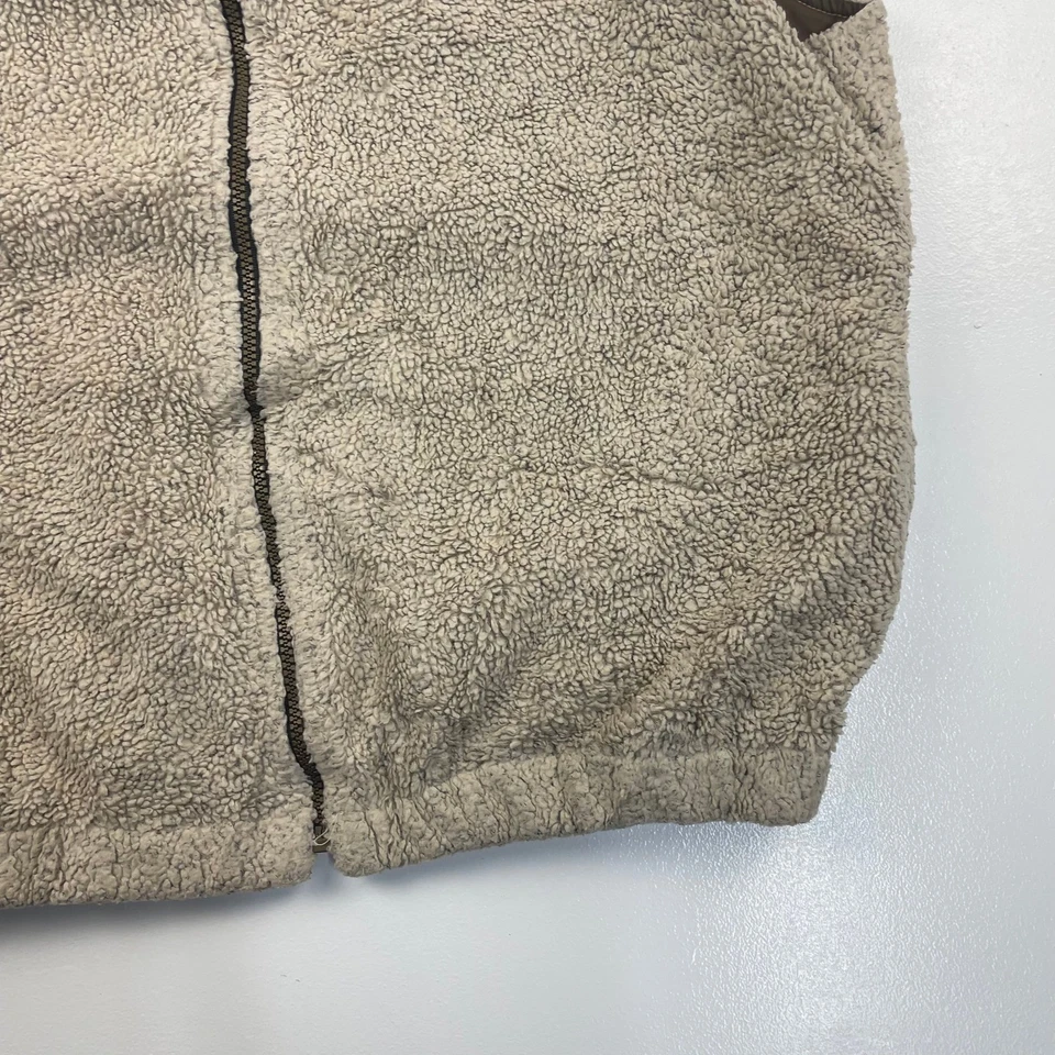 Pendleton Sherpa Chaleco Polar Cremallera Marrón Cálido EE. UU. Para Hombres L Foto 4 de 4