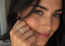 925 Sterling Silver Rainbow Moonstone Ring | ...
