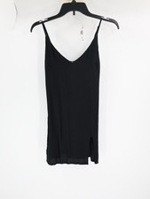 REFORMATION Mini Slip Dress Womens XS Spaghetti Straps V Neck Front Slit summer