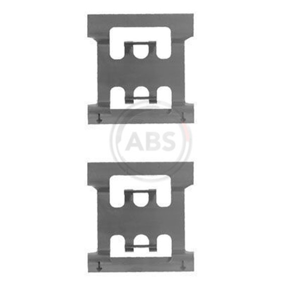 A.B.S. ZubehöRsatz Scheibenbremsbelag 1083Q FüR Volvo 945 760 744 944 745 940 2-image