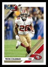 Tevin Coleman 2019 Donruss #20 San Francisco 49ers FOOTBALL *233