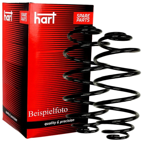 2X Hart Fahrwerksfeder Hinten FüR Mercedes 190 W201 1.8-2.6 10.82-08.93-image